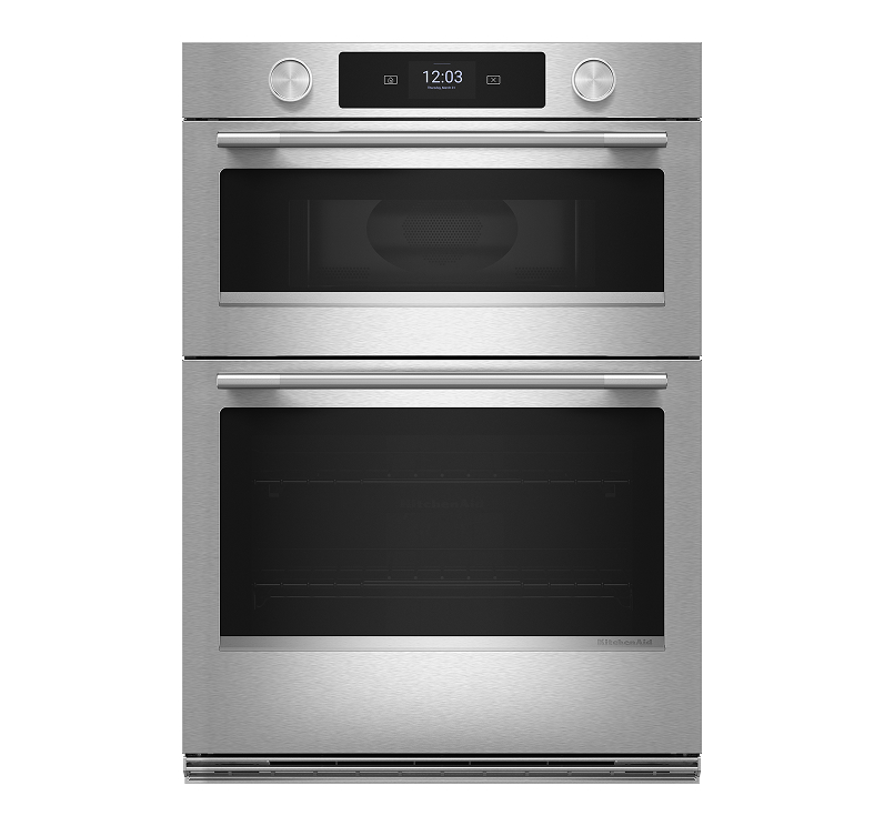 A KitchenAid® 30” Smart Electric Double Wall Oven with Intelligent Cooking Camera