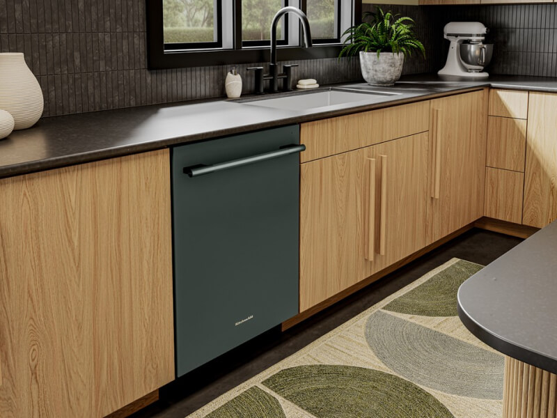 Black top control dishwasher