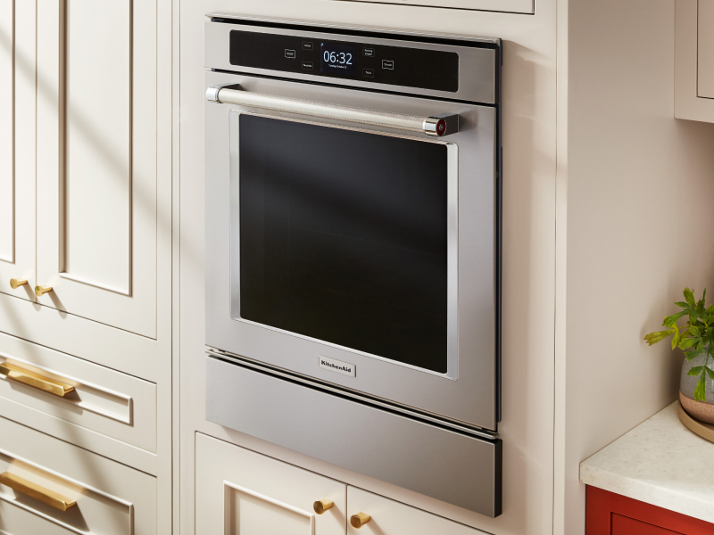 An oven door