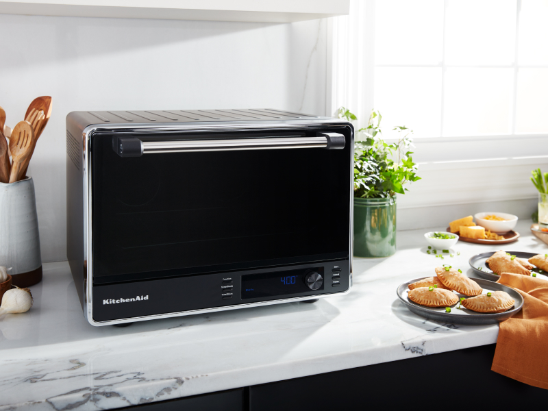 KitchenAid® countertop oven on white counter