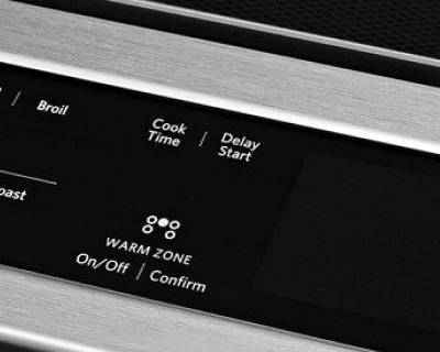 The delay start feature on an oven