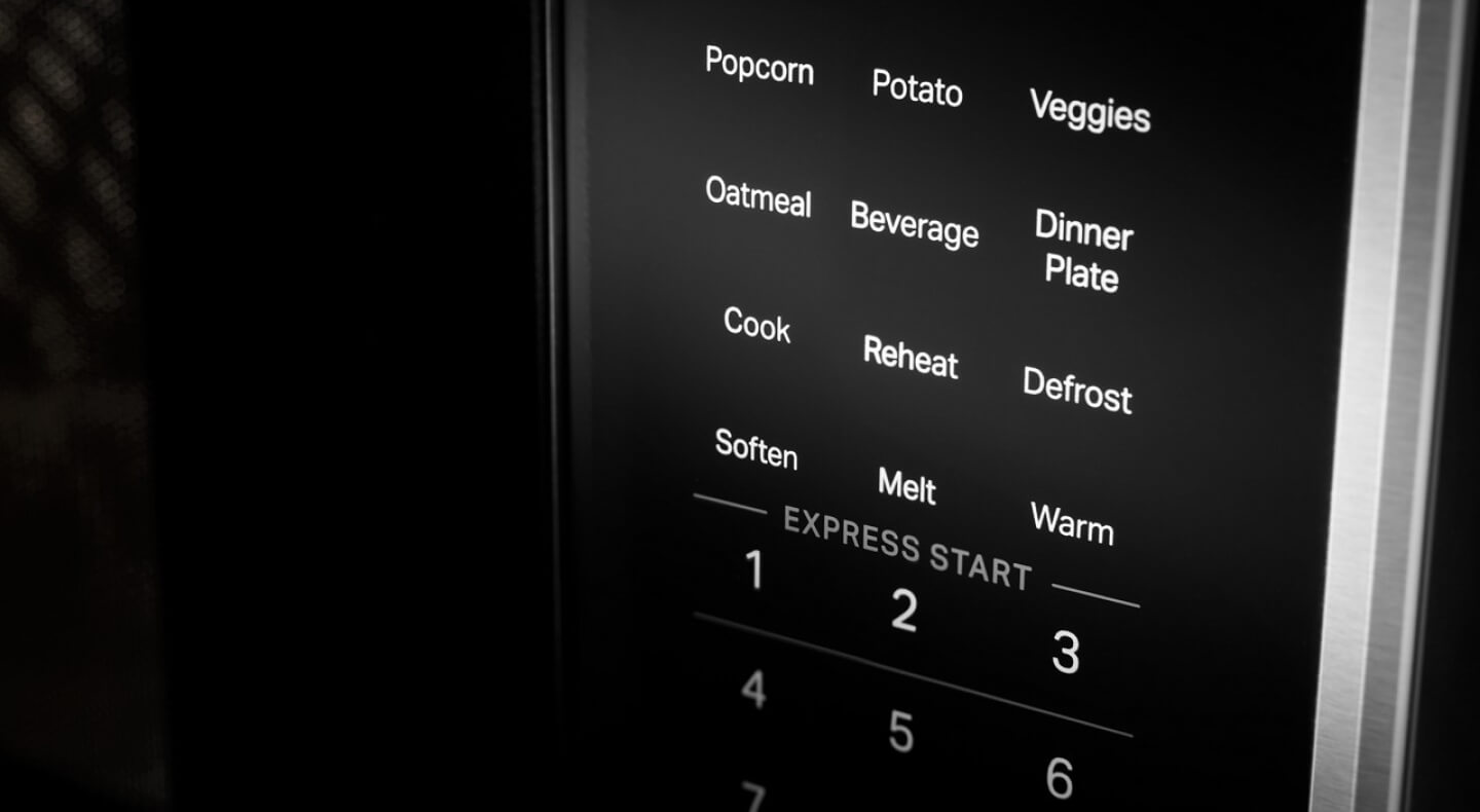 Microwave control pad