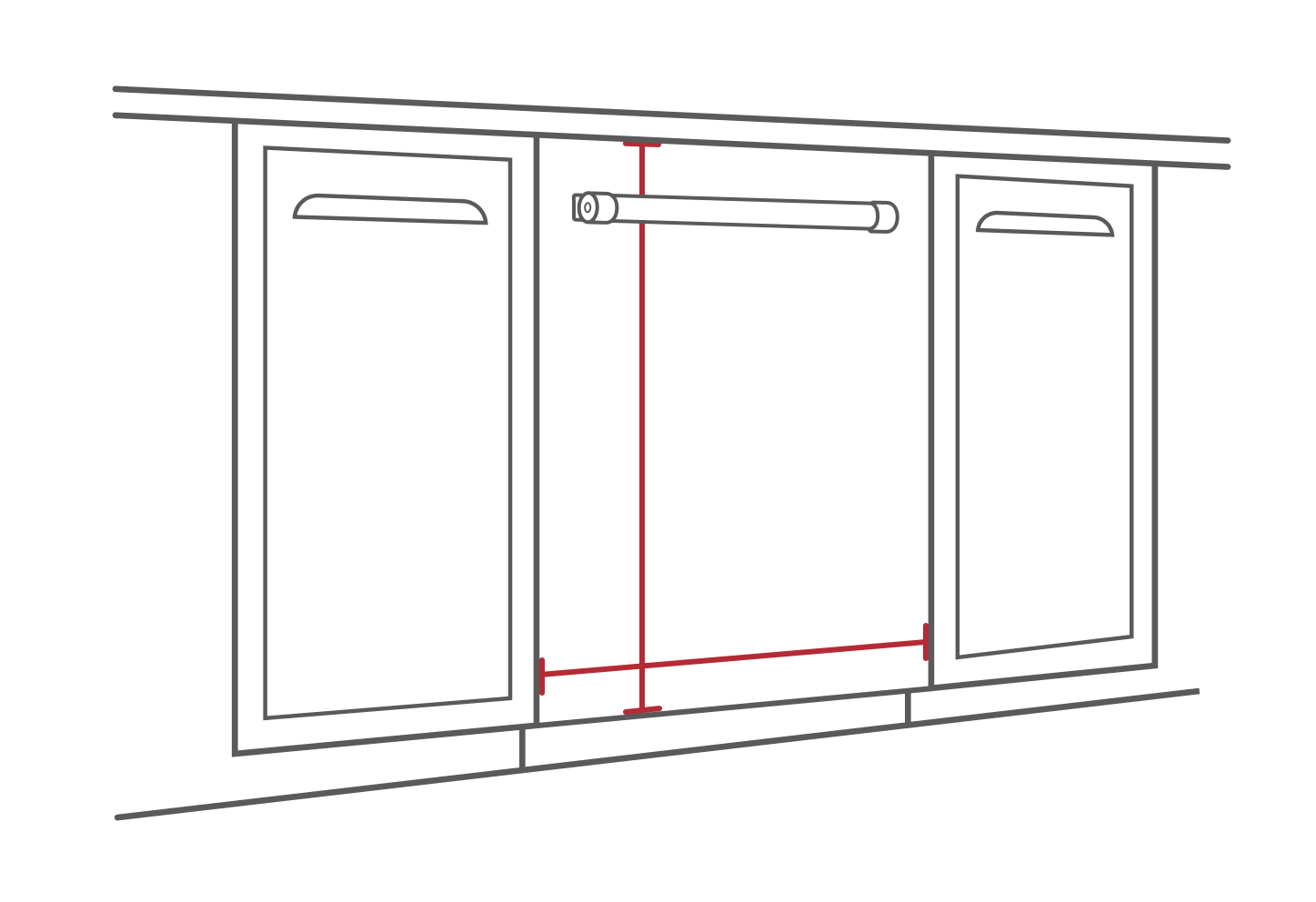 Dishwasher height measurement infographic
