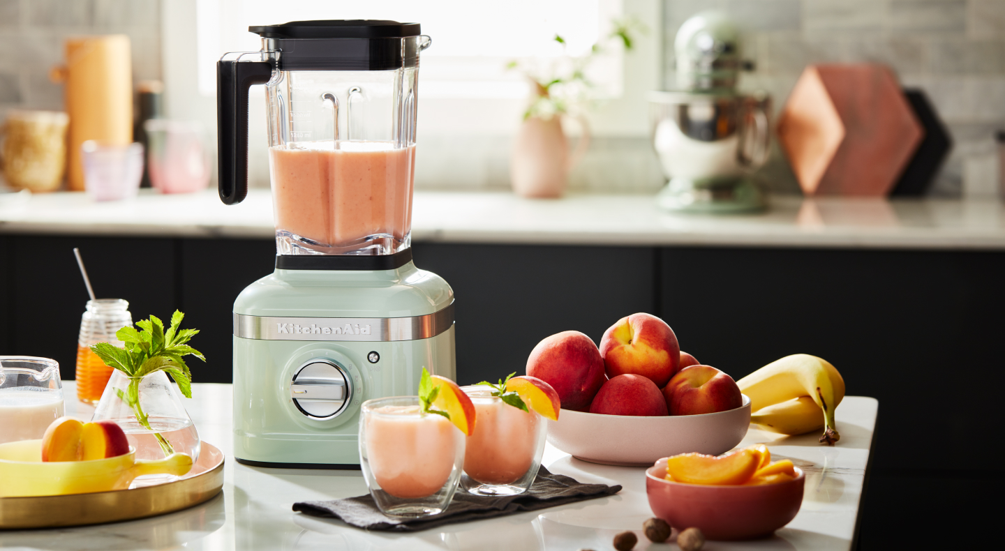 Slushies next to a KitchenAid® blender