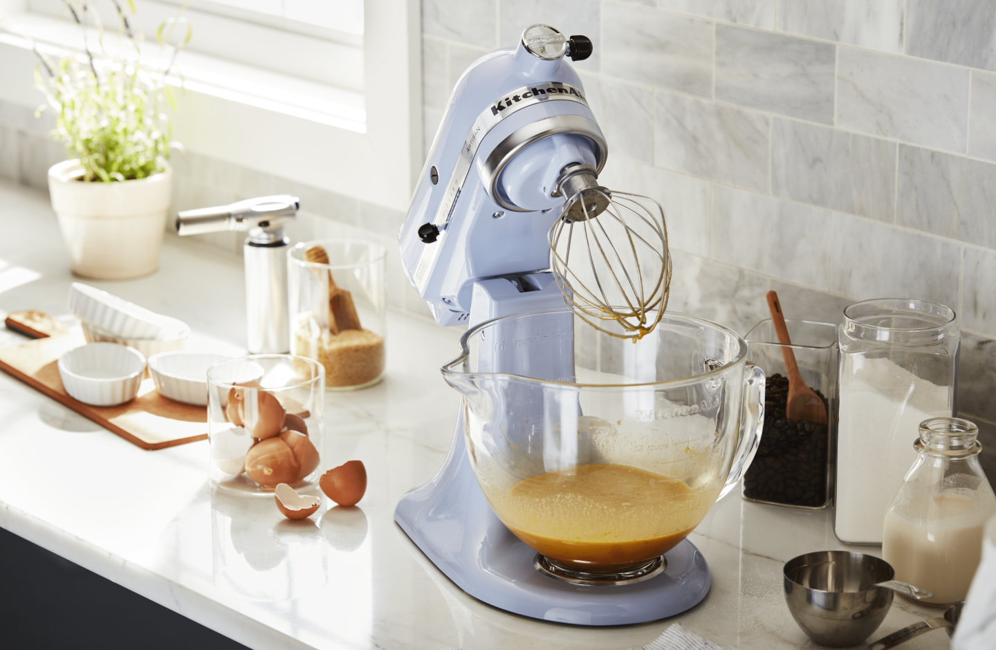 A KitchenAid® mixer