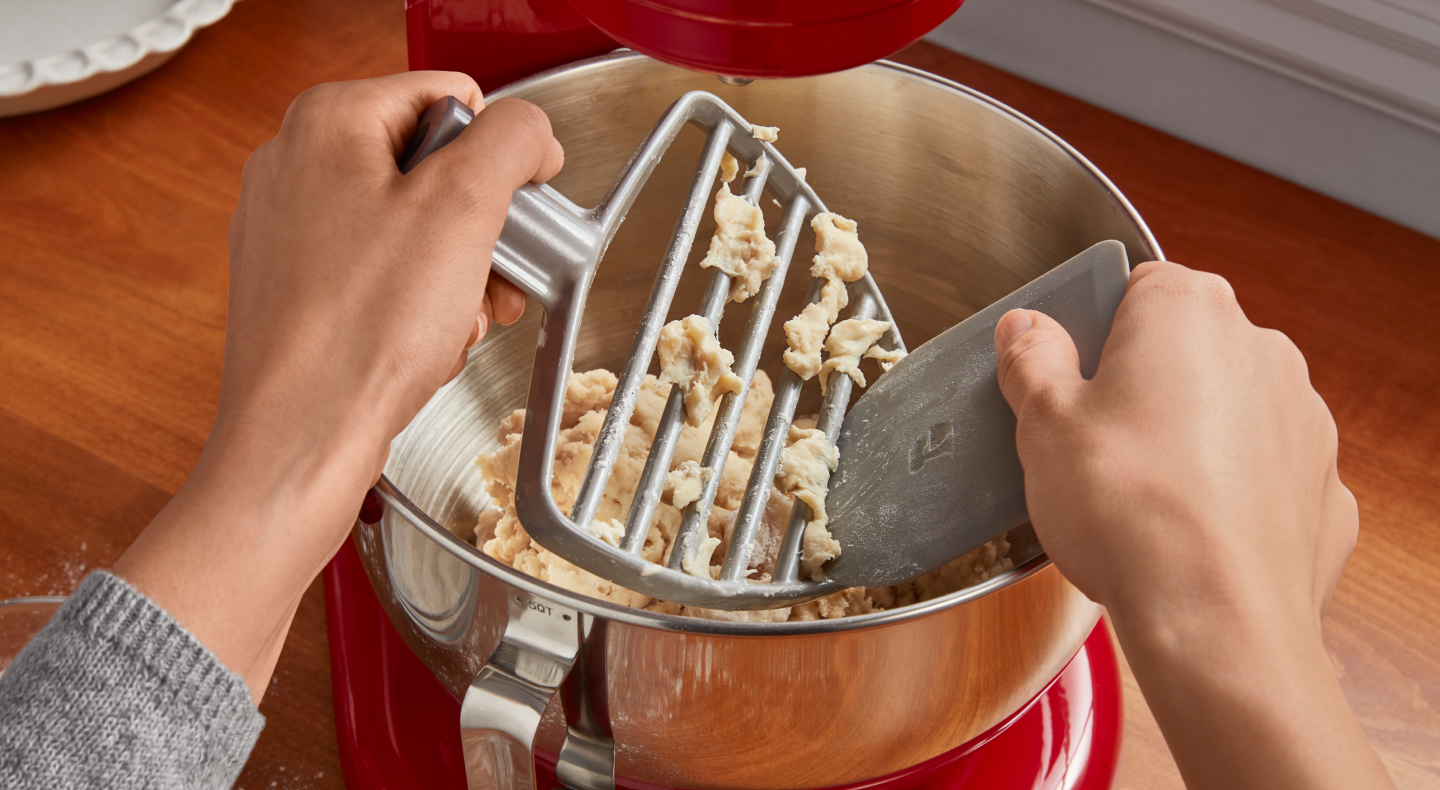  Person making pastry with pastry beater