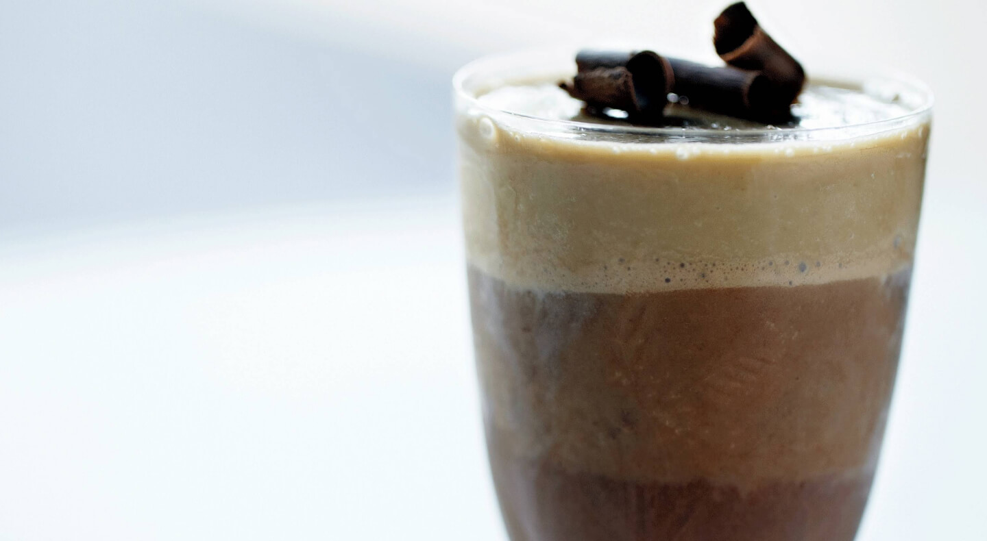 Chocolate mousse in a glass