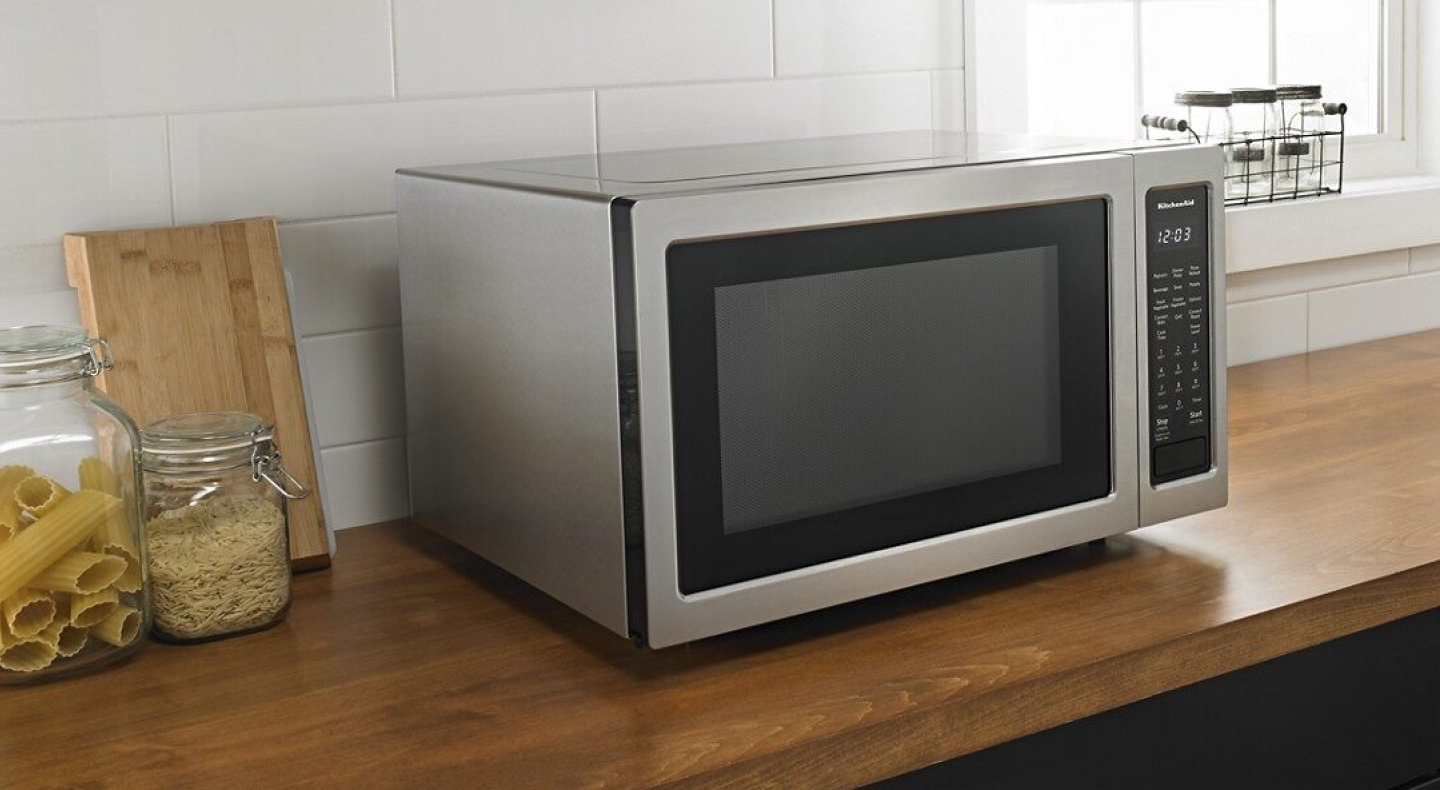 A KitchenAid microwave