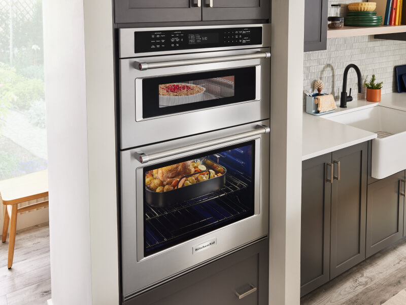 Combination wall oven