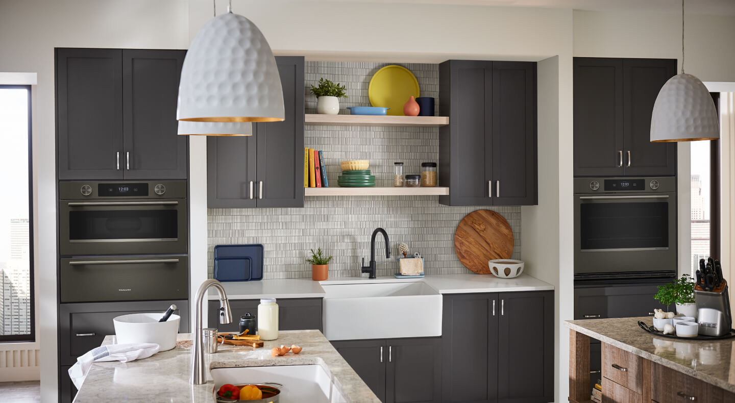 KitchenAid® appliances in a modern kitchen