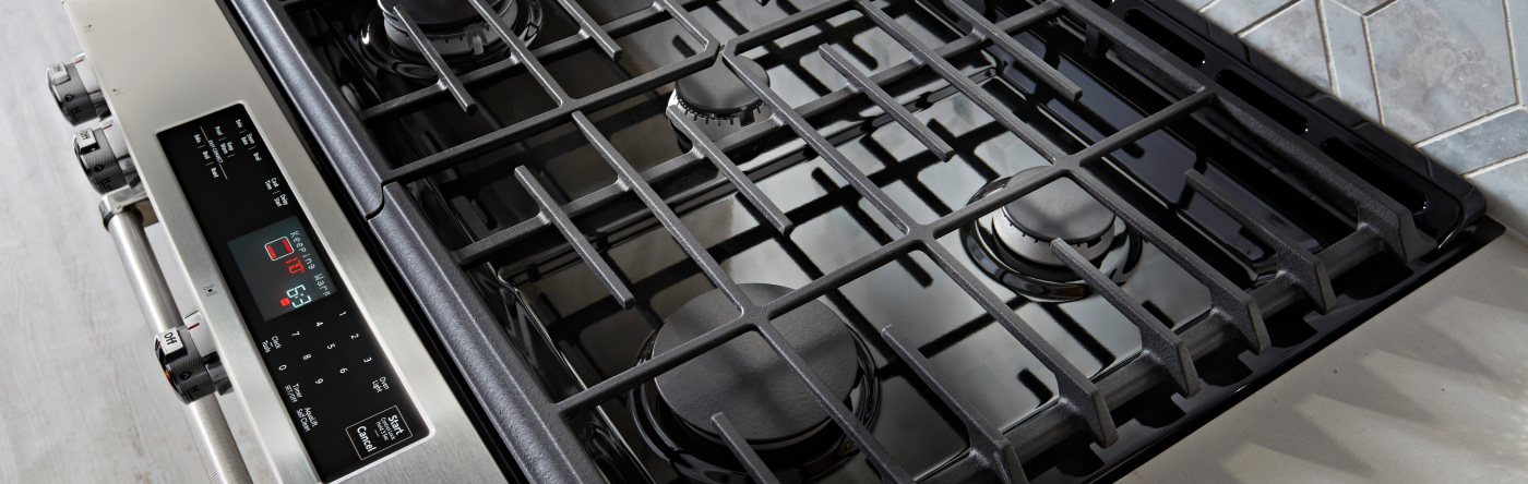 A gas range