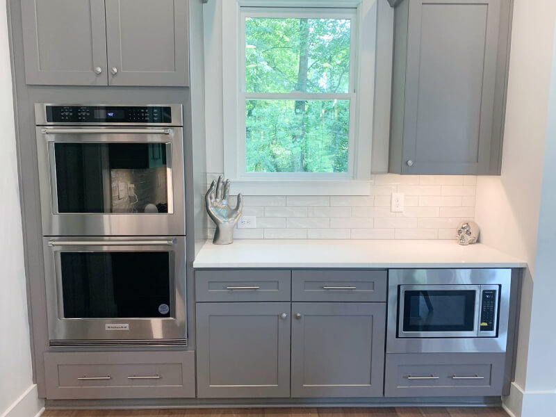A small kitchen featuring KitchenAid® appliances
