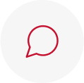 Chat bubble icon.