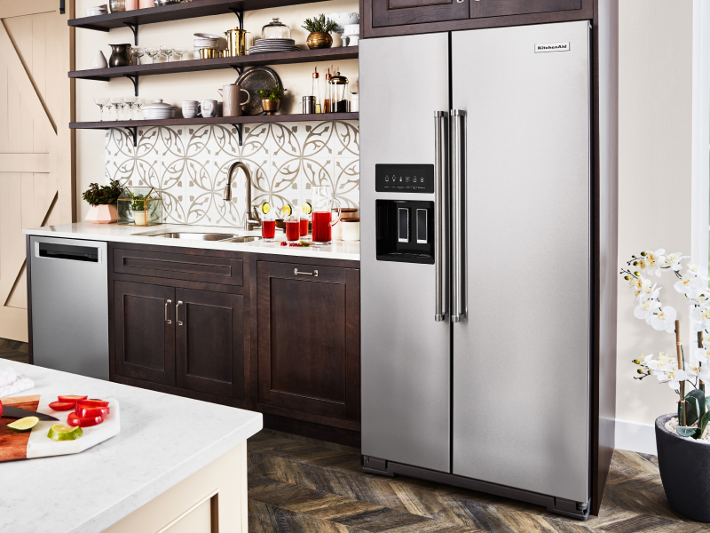 KitchenAid® appliances in a kitchen