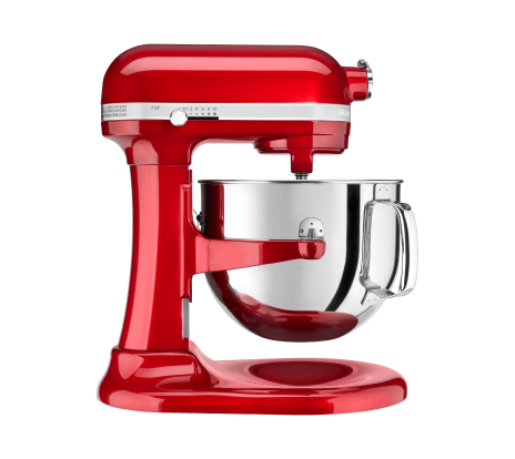 Red KitchenAid brand Bowl-Lift Stand Mixer