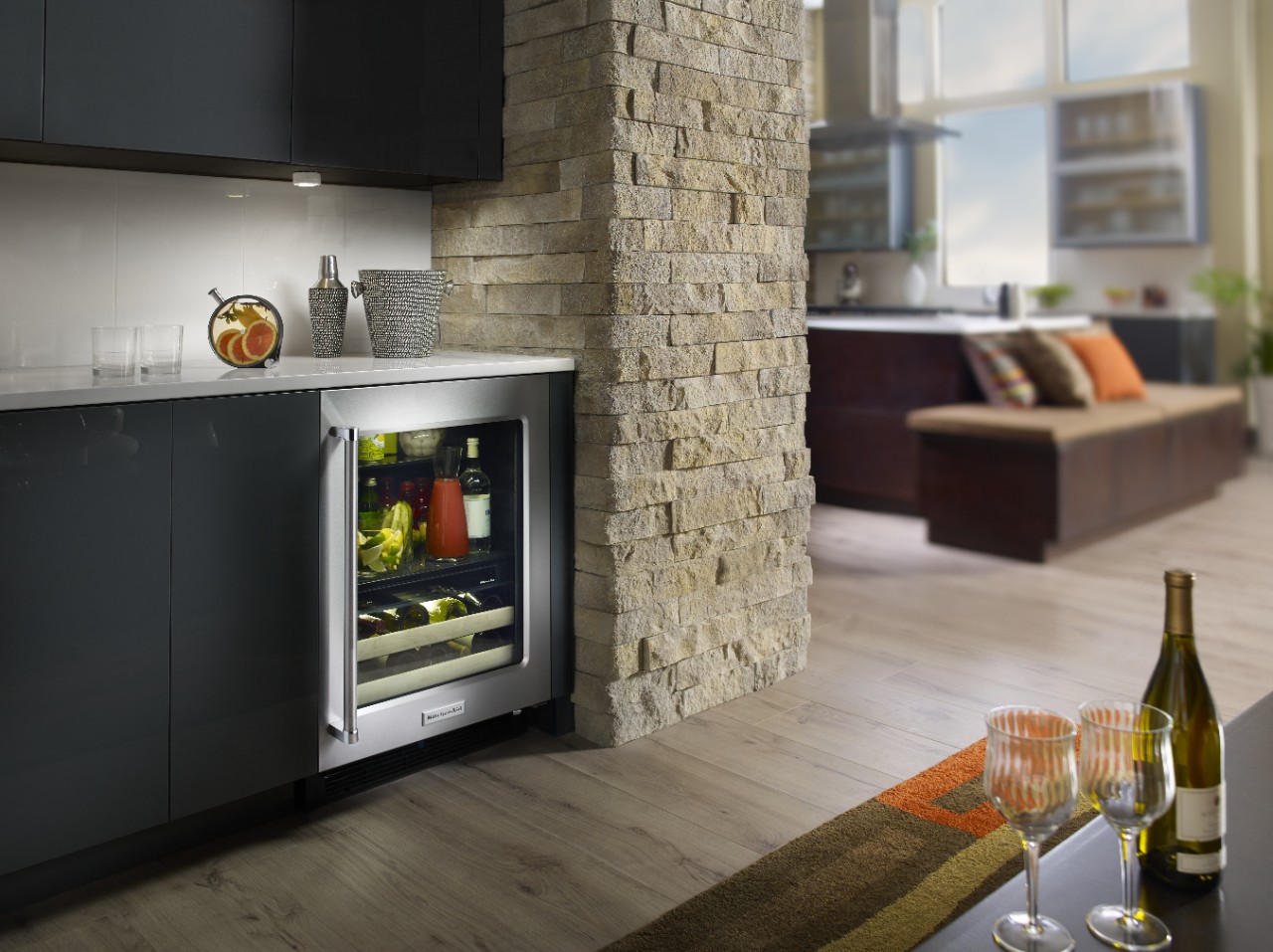 Undercounter beverage coolers from KitchenAid.
