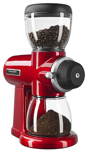 Grind your coffee beans just how you like with the KitchenAid® Burr Grinder.