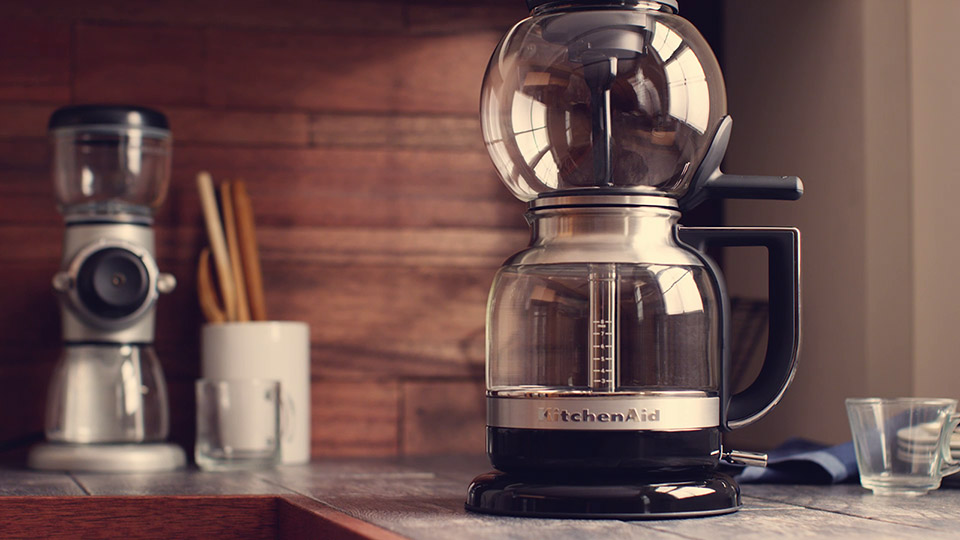 The KitchenAid® Siphon Coffee Brewer. 