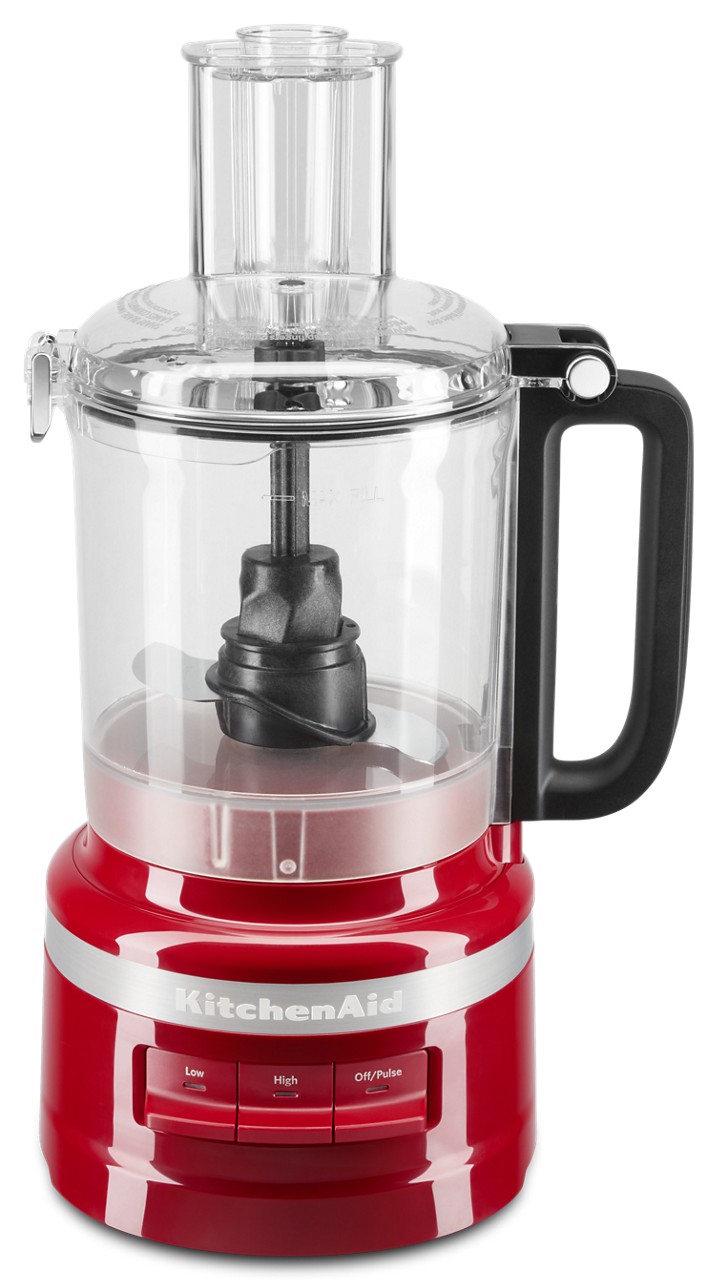 The new easy to use, clean, and store Food Processors from KitchenAid. 