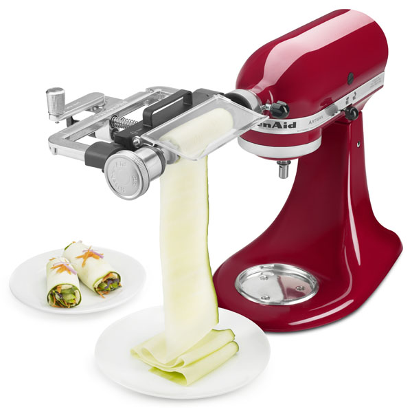 The Vegetable Sheet Cutter Attachment transforms veggies into healthy meals. 