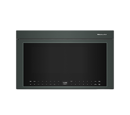 A green Juniper KitchenAid® microwave