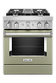 A stainless steel KitchenAid® refrigerator