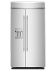 A stainless steel KitchenAid® refrigerator