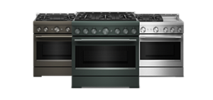 A collage of KitchenAid® Commercial-Style Gas Ranges