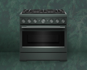 A KitchenAid® Juniper Commercial-style range.