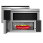 A collection of KitchenAid Microwaves. 