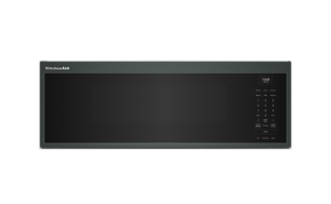 A KitchenAid® Smart Low Profile Microwave Hood Combination with Dual Fan Ventilation. 