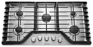 A KitchenAid® ADA compliant cooktop