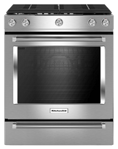 A KitchenAid® ADA compliant range