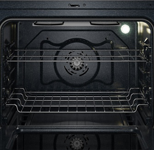 Interior of an oven