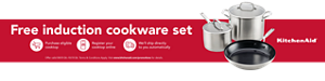 Induction cookware set promotion