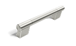 A stainless steel handle kit.