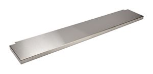 Stainless Steel Backsplash - for 48" W Range or Cooktop, Size: 48" W x 9" H