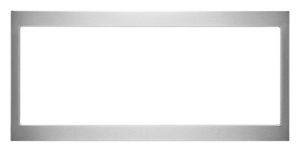 Built-In Low Profile Microwave Slim Trim Kit, Stainless Steel, Size: 31.5"L x 17.5"W x 5"D, fits cut-out height 12"